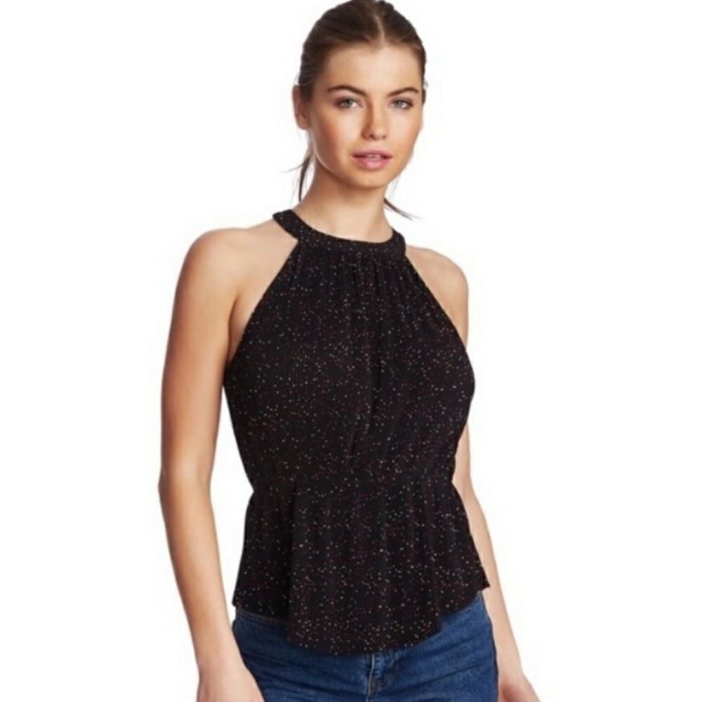 1State | NWT Modern Rebel Polka-Dot Pleate…